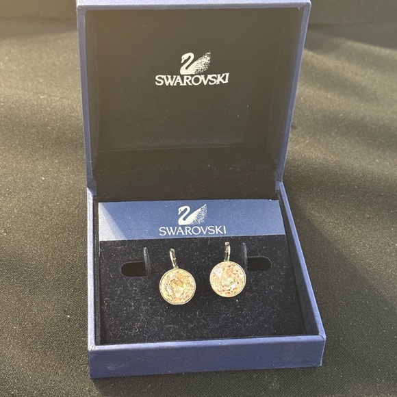 Swarovski Jewelry - Swarovski Crystal Round Drop Earrings Bella